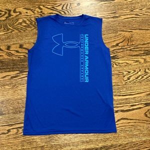 Blue Under Armour Tank Top, Youth XL